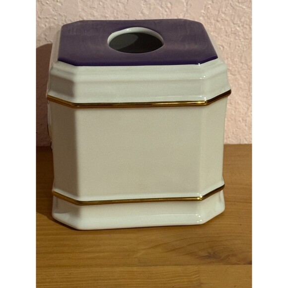K-State Wildcats Ceramic Tissue Box Cover - Picture 5 of 8
